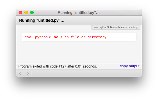 TextMate path error